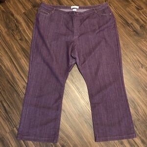 30 T Denim 24/7 Rich Plum Colored Jeans